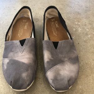 Toms Canvas Space Dye Slip On Flats 8